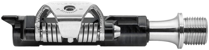 Wolf Tooth DEL Gravel Race Clipless Pedals - Single Sided Clipless, Alloy, 9/16", Black, Pair, Shimano SPD Wolf Tooth The Bicycle Station