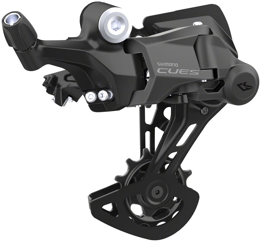Shimano CUES RD-U4000-GS Rear Derailleur - 9-Speed, Shadow Design, Direct Attach, Medium Cage, Black Shimano The Bicycle Station