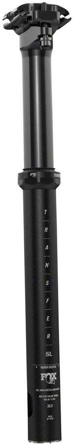 FOX Transfer SL Performance Series Elite Dropper Seatpost - 31.6, 125 mm, Internal Routing, Anodized Upper Fox The Bicycle Station