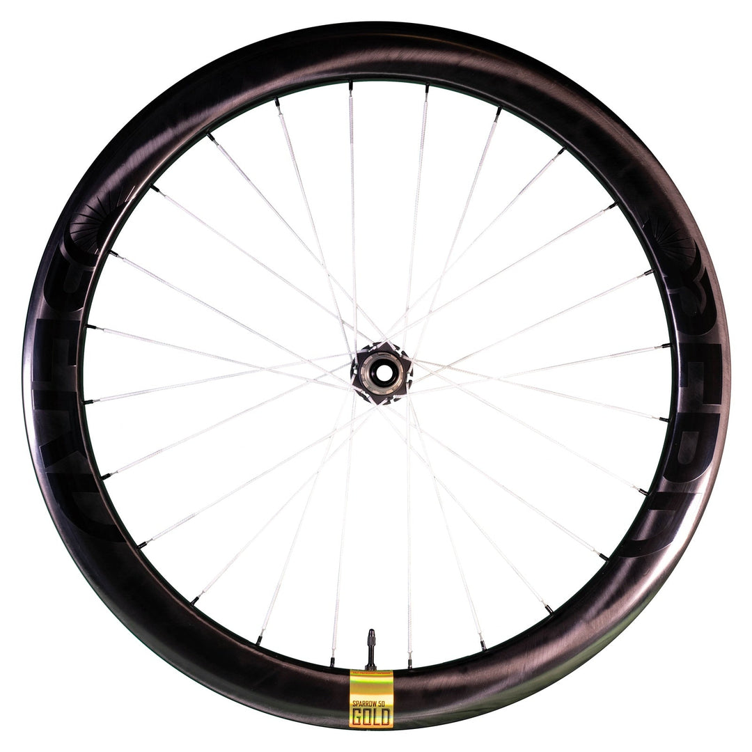 Sparrow50 Gold 700C / White / Talon ESL-R 12x100 Front/12x142 Rear XDR Berd The Bicycle Station
