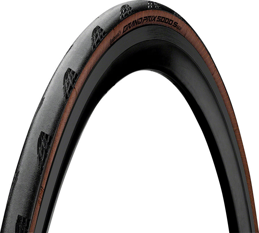 Continental Grand Prix 5000 S TR Tire - 700 x 32, Tubeless, Folding, Black/Transparent, BlackChili, Vectran Breaker, LazerGrip, ACT Continental The Bicycle Station