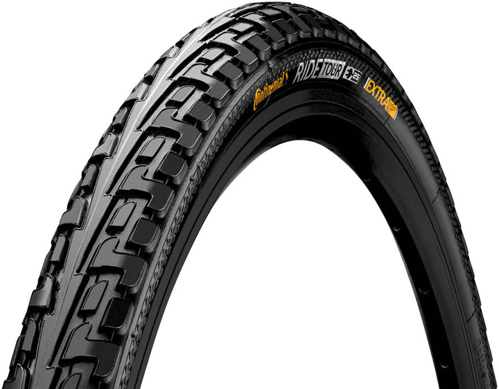 Continental Ride Tour Tire - 27 x 1-3/8, Clincher, Wire, Black, ExtraPuncture Belt, E25 Continental The Bicycle Station