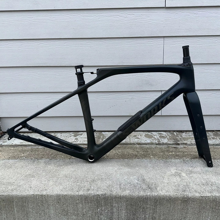 USED DIVERGE STR SW FRMSET FSTGRN/DKMOS/BLKPRL 56