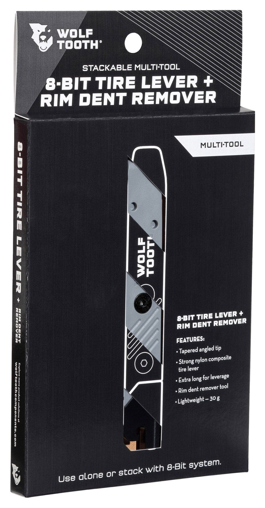 Wolf Tooth 8-Bit Tire Lever/Rim Dent Remover Wolf Tooth Components The Bicycle Station