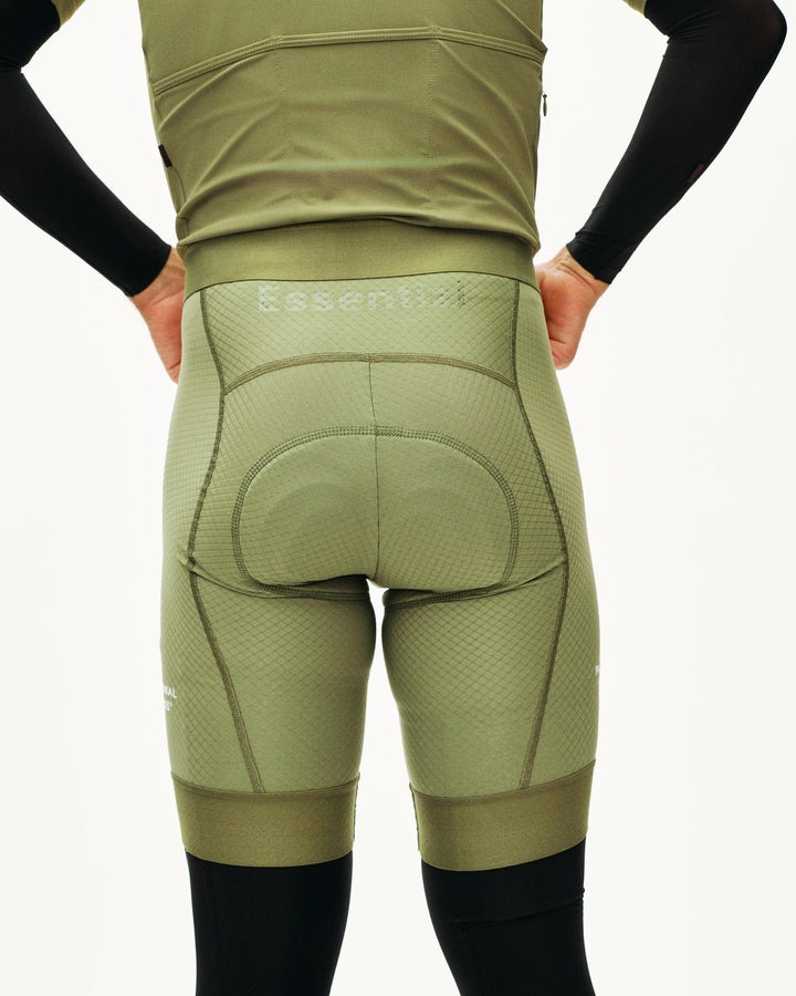Pas Normal Men's Essential Bib - Light Olive Pas Normal Studios The Bicycle Station