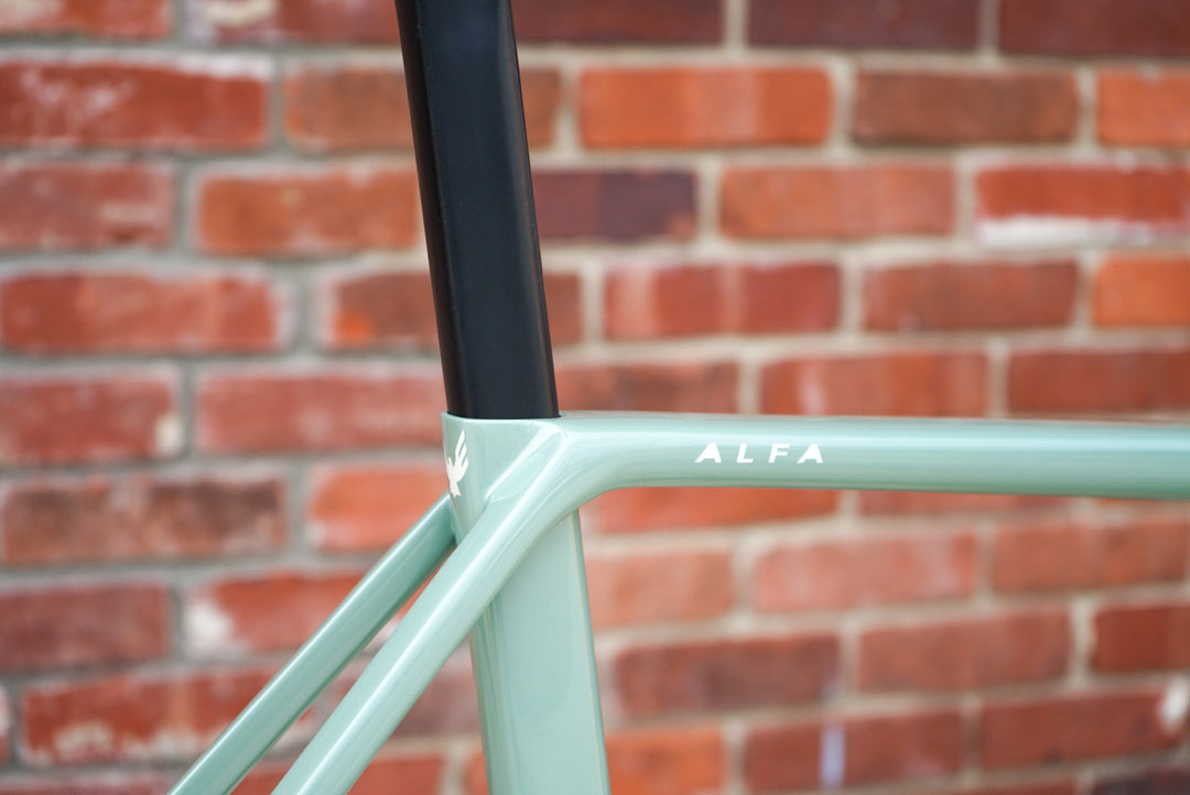 USED Allied Alfa Frameset Verde Freeway Green 54