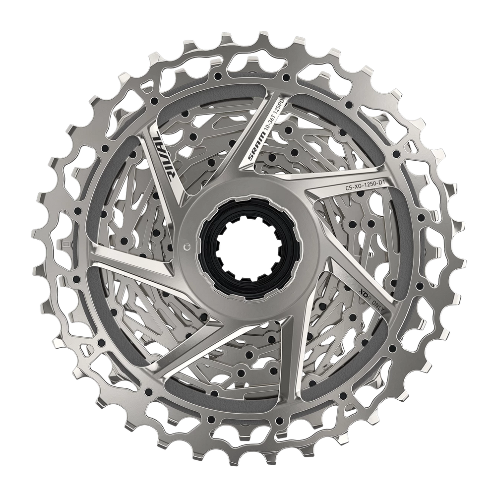 Sram Rival XG-1250 12-Speed 10-36T Silver Cassette SRAM The Bicycle Station
