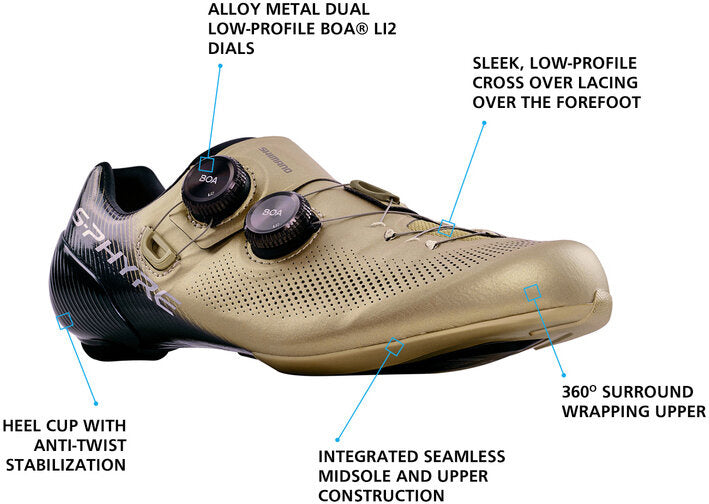 Shimano SH-RC903S S-PHYRE BICYCLE SHOES | Champagne 44.0