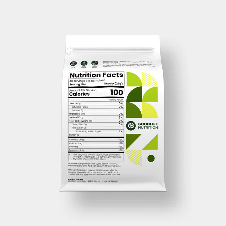 Goodlife Nutrition Carbs Raspberry