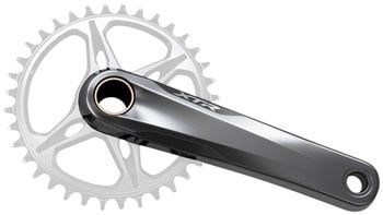 Shimano XTR FC-M9125-1 Crankset - 170mm, 12-Speed, 1x, Direct Mount, Hollowtech II Spindle Interface