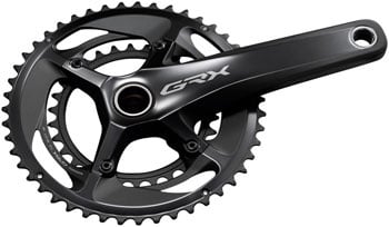 Shimano GRX FC-RX810-2 Crankset - 175mm, 11-Speed, 48/31t, 110/80 BCD, Hollowtech II Spindle Interface, Black