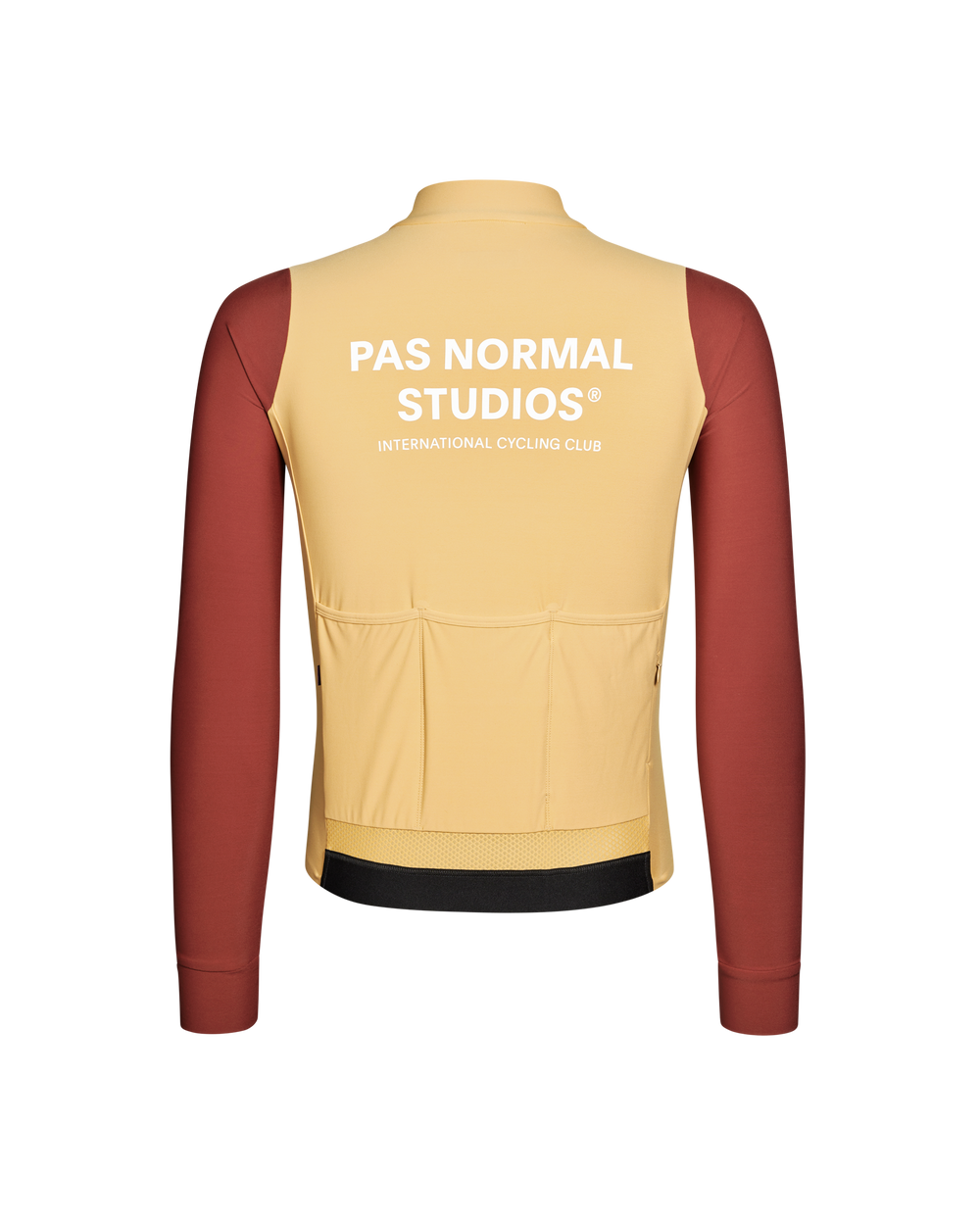 Pas Normal Men's Mechanism Long Sleeve Jersey - Camel / Marron Pas Normal Studios The Bicycle Station