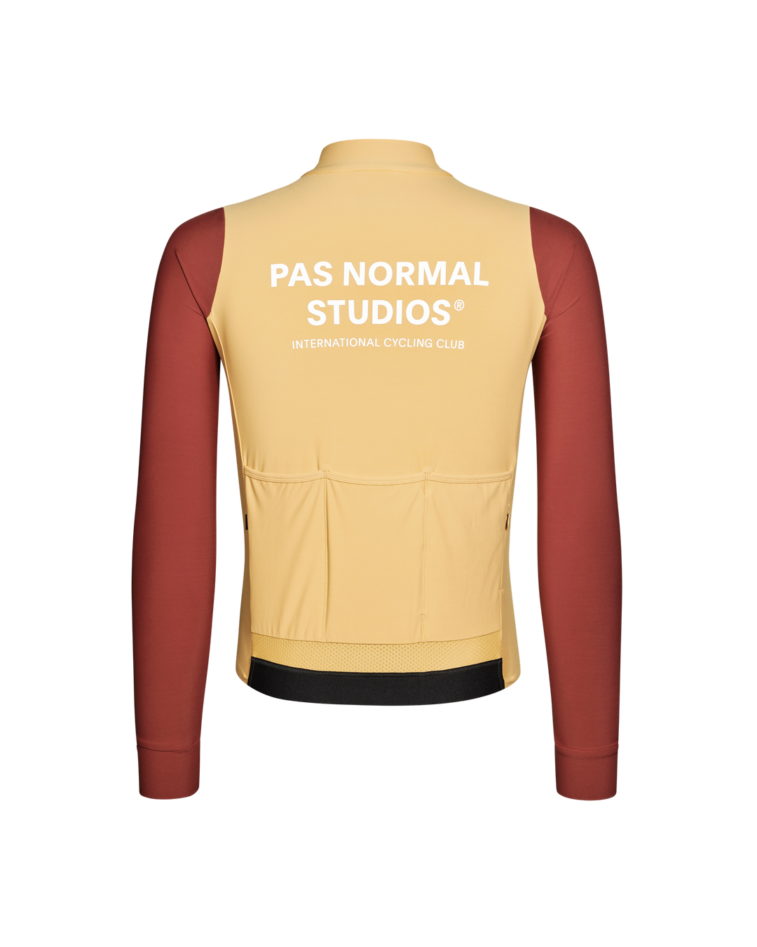 Pas Normal Men's Mechanism Long Sleeve Jersey - Camel / Marron Pas Normal Studios The Bicycle Station