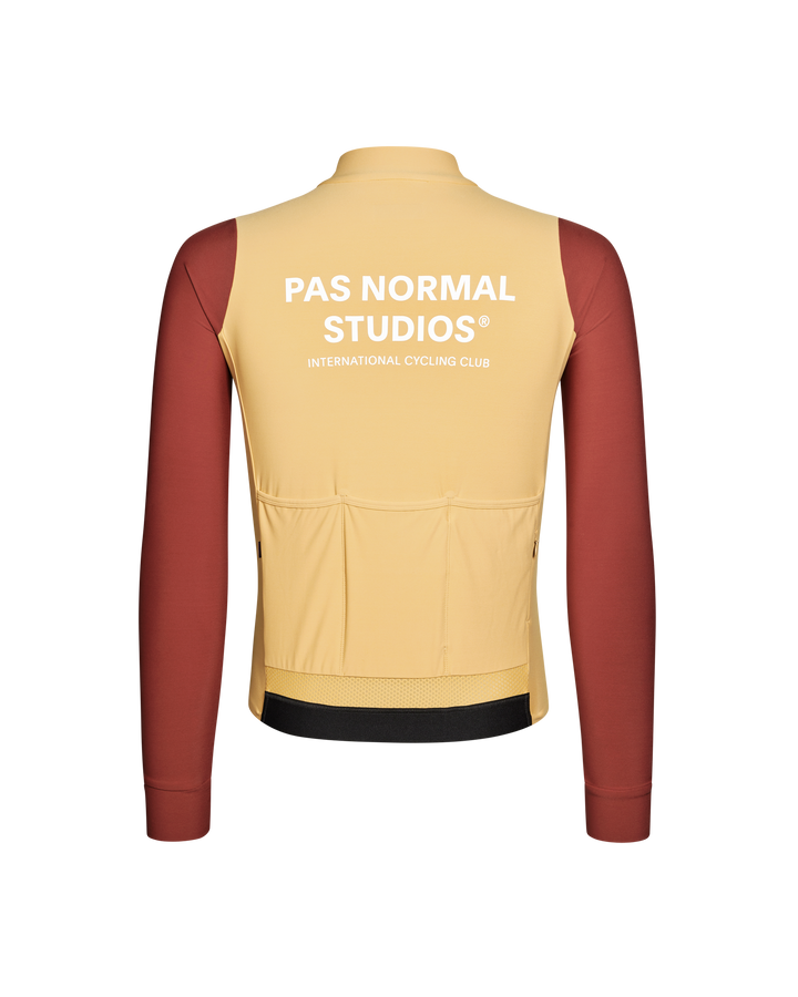 Pas Normal Men's Mechanism Long Sleeve Jersey - Camel / Marron Pas Normal Studios The Bicycle Station