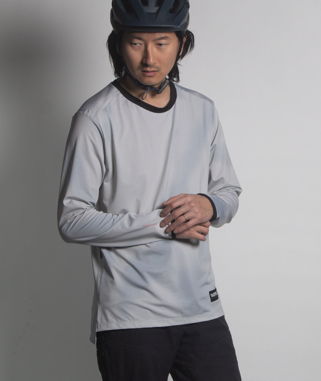 God & Famous LS Technical Shirt - Fog - Gray - Medium God & Famous The Bicycle Station