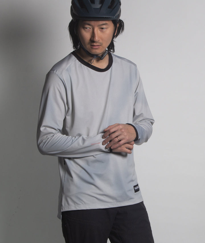 God & Famous LS Technical Shirt - Fog - Gray - Medium God & Famous The Bicycle Station
