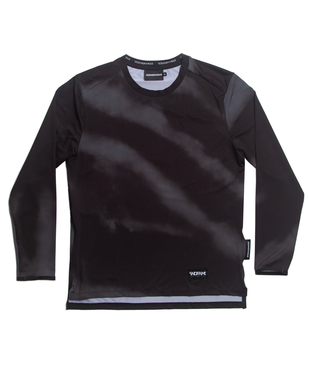 God & Famous LS Technical Shirt - Murk - Black - Small God & Famous The Bicycle Station