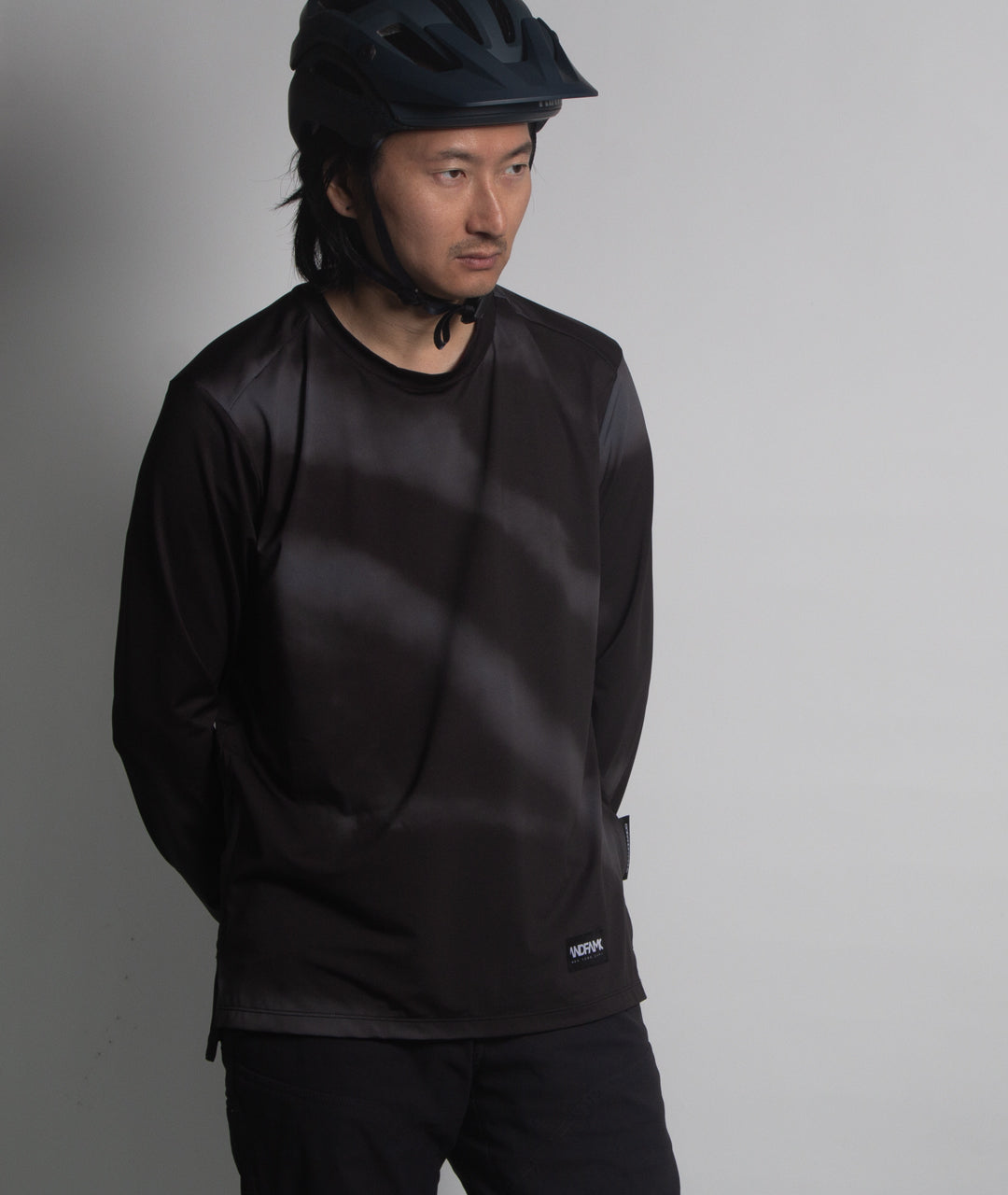 God & Famous LS Technical Shirt - Murk - Black - Small God & Famous The Bicycle Station