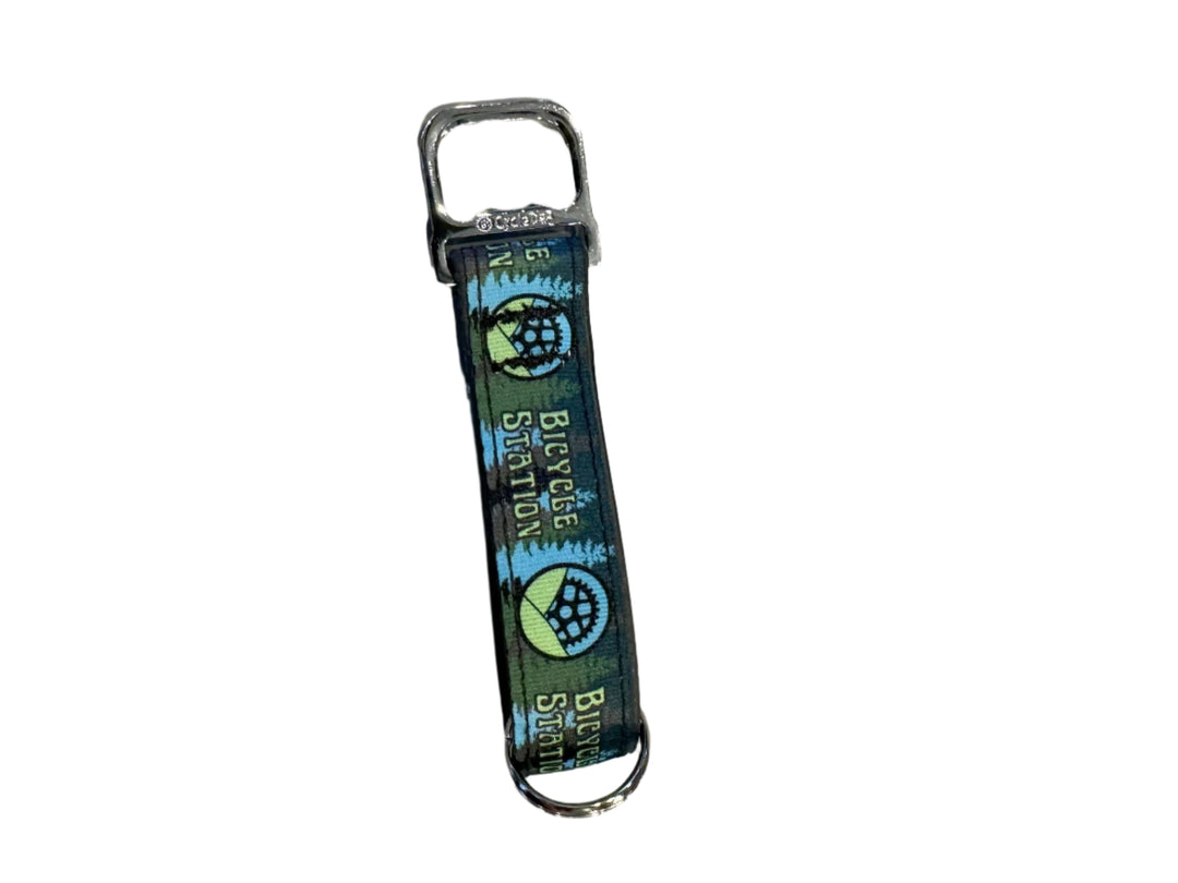 Bicycle Station Cycle Dog Keychain