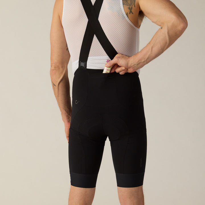 Velocio Men's Adventure Cargo Bib Short Black M Velocio The Bicycle Station