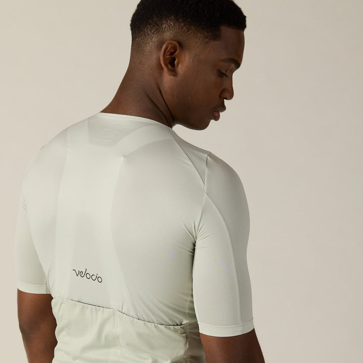 Velocio Men's LUXE Ultralight Zipperless Jersey Velocio The Bicycle Station