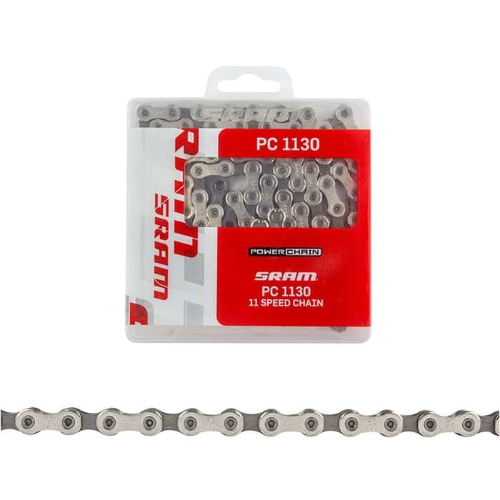 SRAM PC-1130 Chain - 11-Speed, 120 Links, Silver/Gray