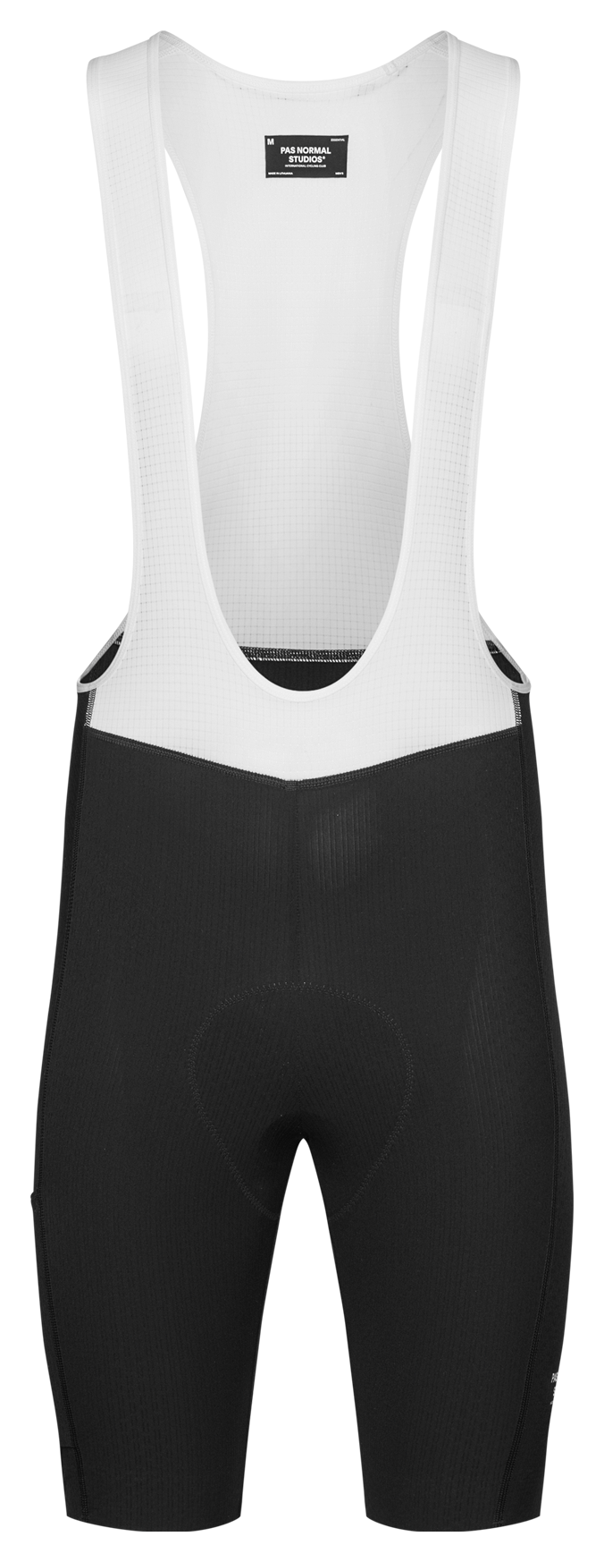 Pas Normal Studios Men's Essential Light Cargo Bibs Black - front