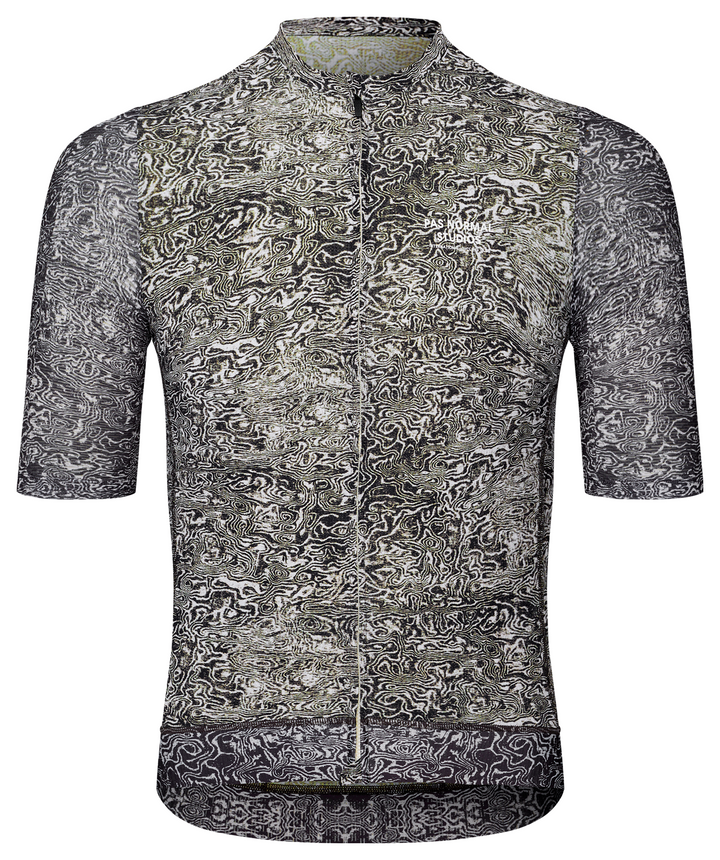 Pas Normal Studios Men's Essential Light Jersey AOP Grain Off White - front
