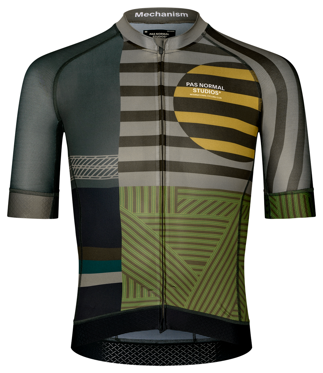 Pas Normal Studios Men's Mechanism Jersey AOP International Earth - front