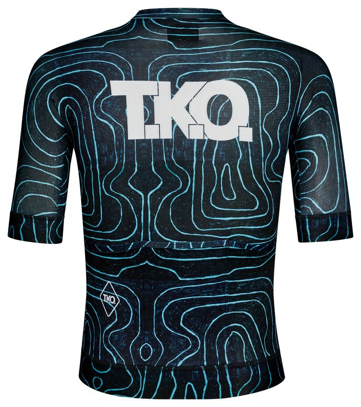 Pas Normal Studios Men's Mechanism Jersey T.K.O. Blue - back