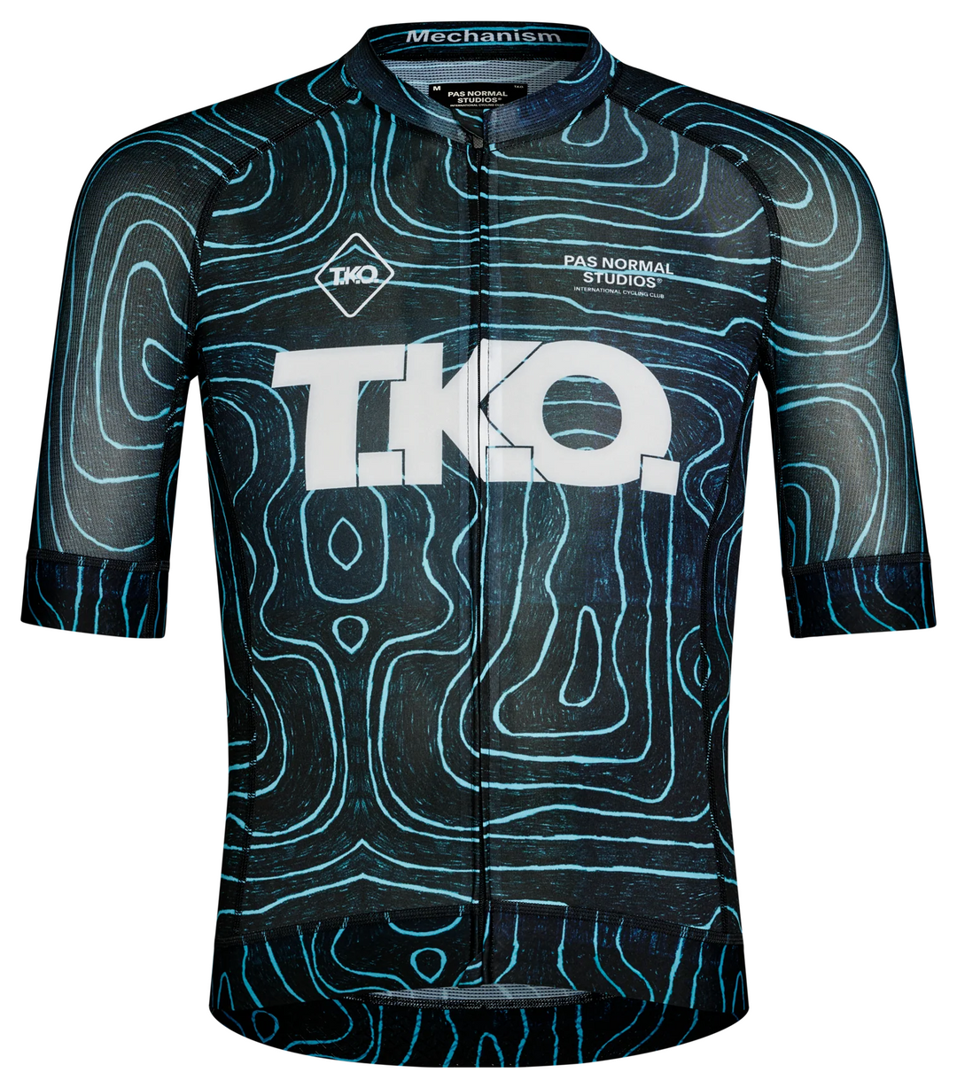 Pas Normal Studios Men's Mechanism Jersey T.K.O. Blue - front