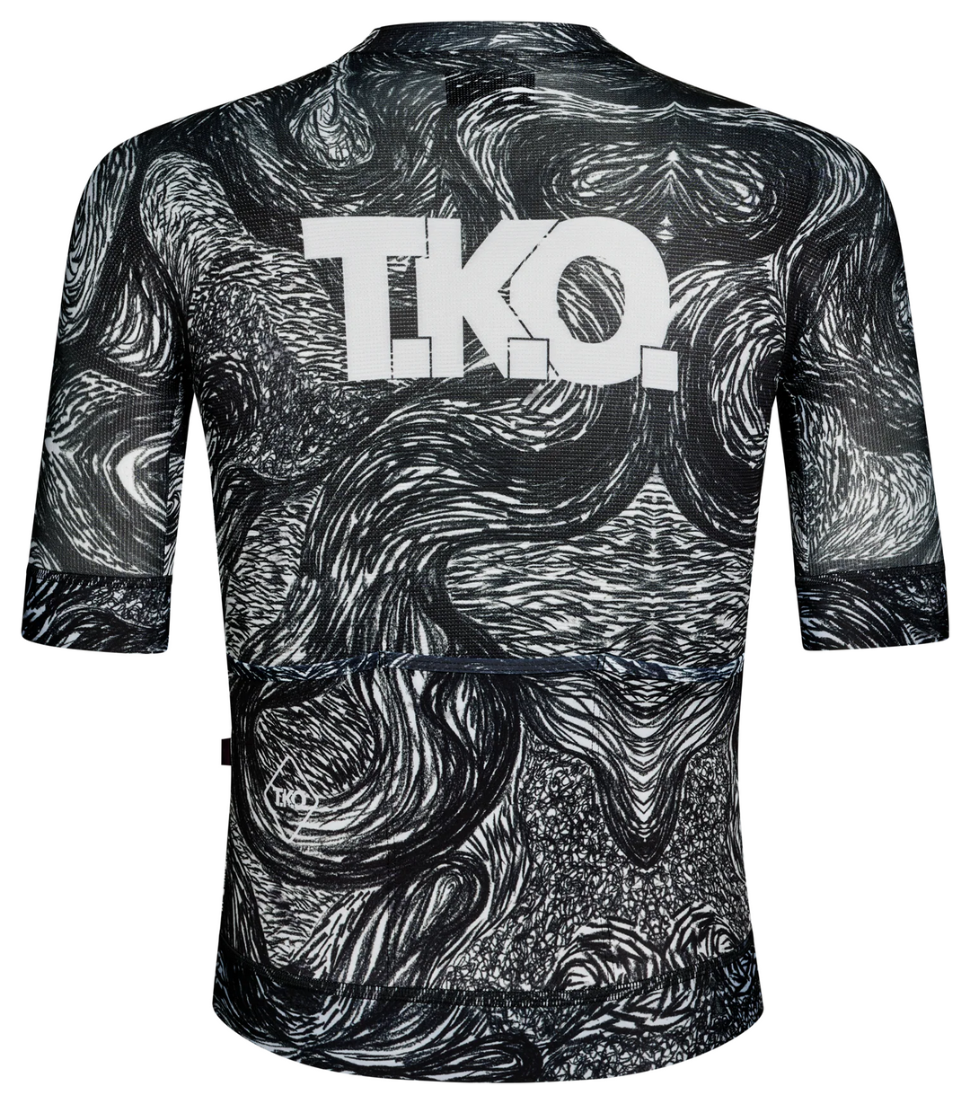 Pas Normal Studios Men's Mechanism Jersey T.K.O. Iron Grey - back