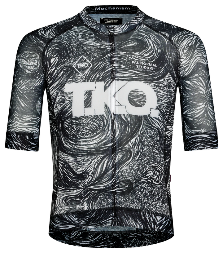 Pas Normal Studios Men's Mechanism Jersey T.K.O. Iron Grey - front