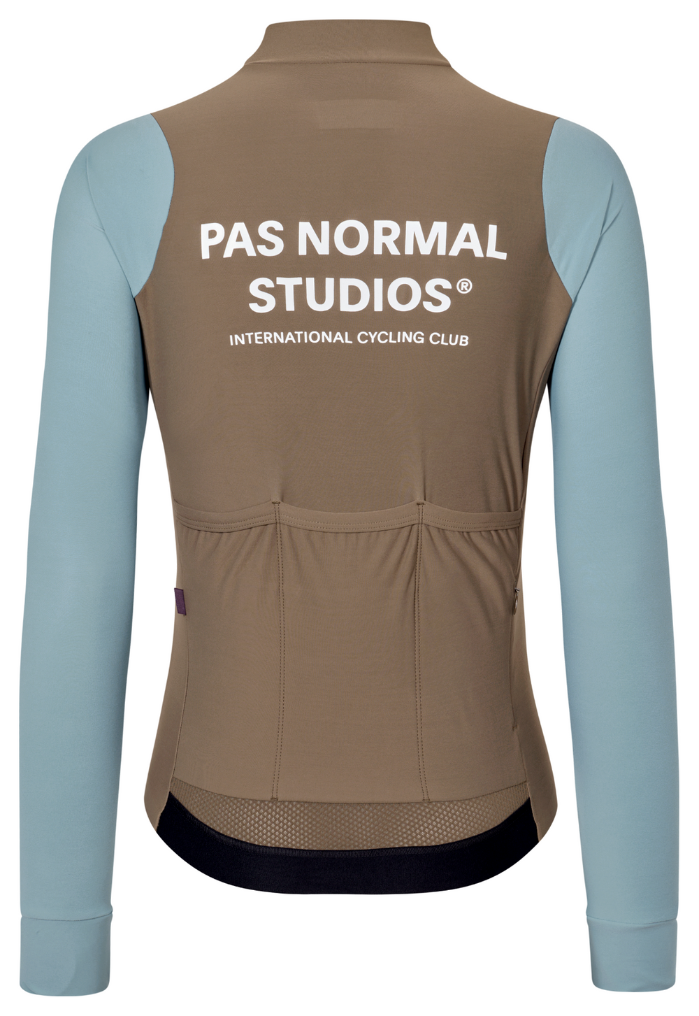 Pas Normal Studios Women's Mechanism Long Sleeve Jersey Dusty Blue / Dark Stone - back