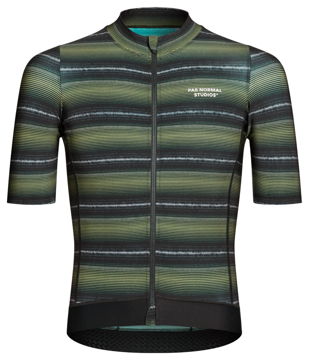 Pas Normal Studios Men's Essential Jersey Light Olive Stripe front