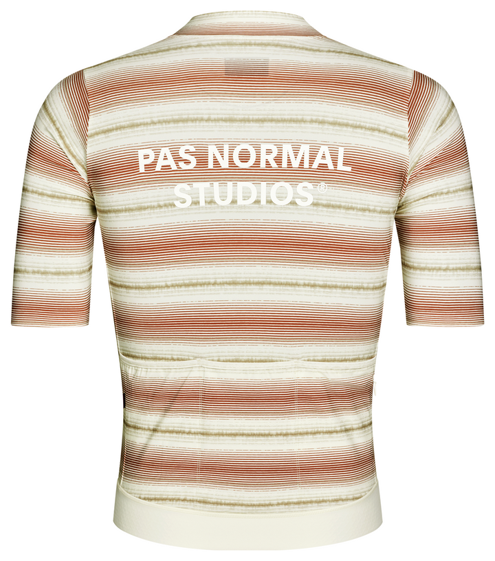 Pas Normal Studios Men's Essential Jersey Off White Stripe back
