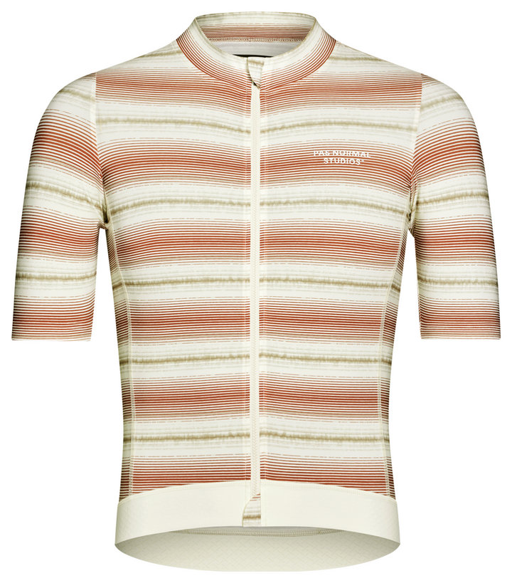 Pas Normal Studios Men's Essential Jersey Off White Stripe front