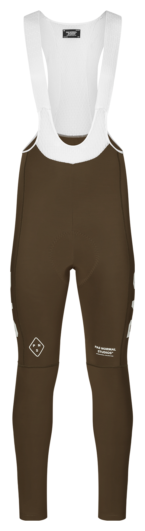 Pas Normal Studios Men's Mechanism Thermal Long Bibs PAS Dark Earth - front