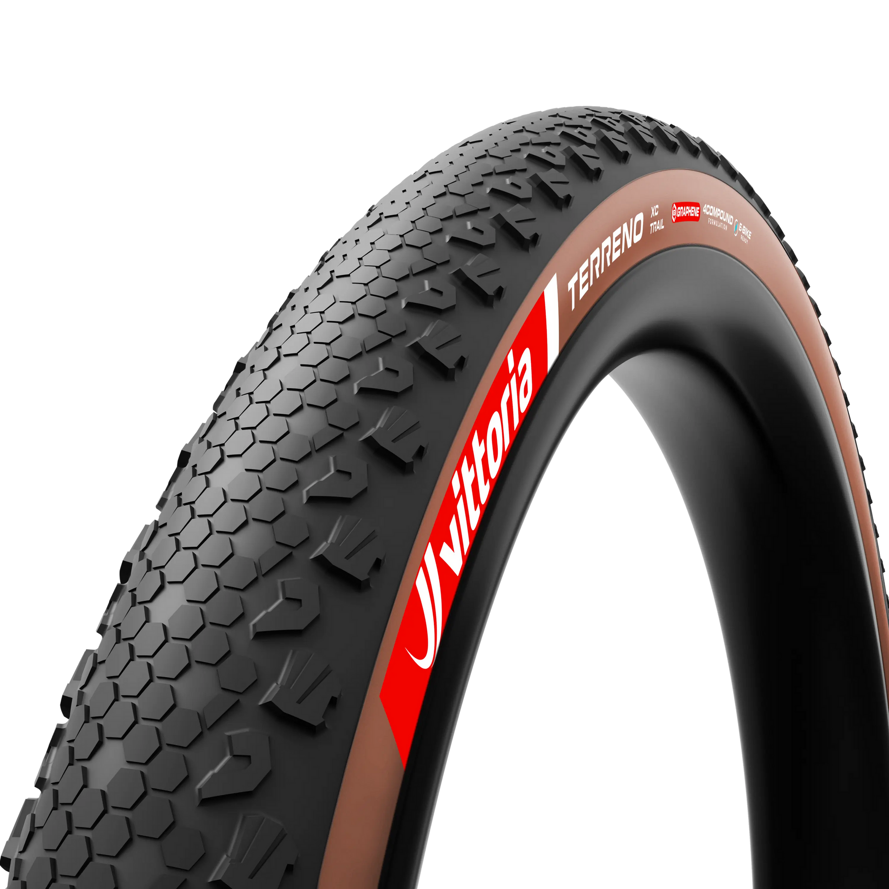 gravel tires for 29 mountain bike Vittoria Terreno XC Race Tire TLR 29x2.25 Brown
