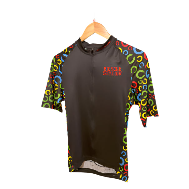 The Bicycle Station Dancing C's Semi-Fit Jersey Medium