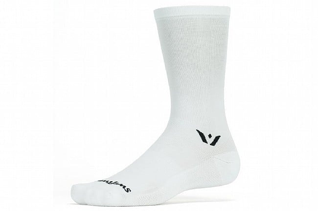 Swiftwick Aspire Crew Socks - 7", White, Large