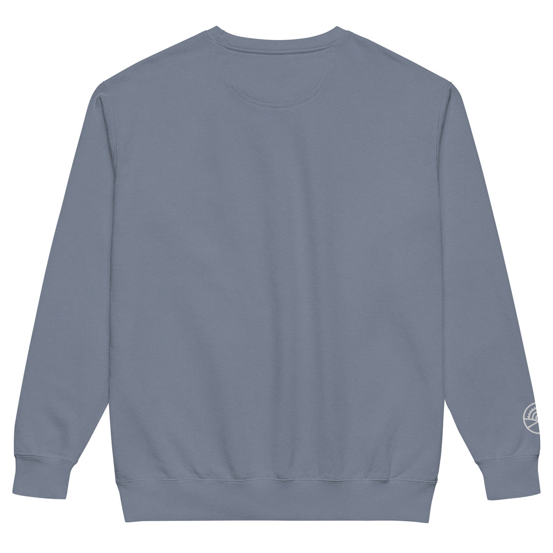 Bicycle Station Embroidered Crewneck Sweatshirt The Bicycle Station The Bicycle Station