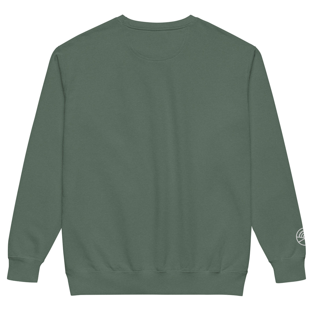 Bicycle Station Embroidered Crewneck Sweatshirt The Bicycle Station The Bicycle Station