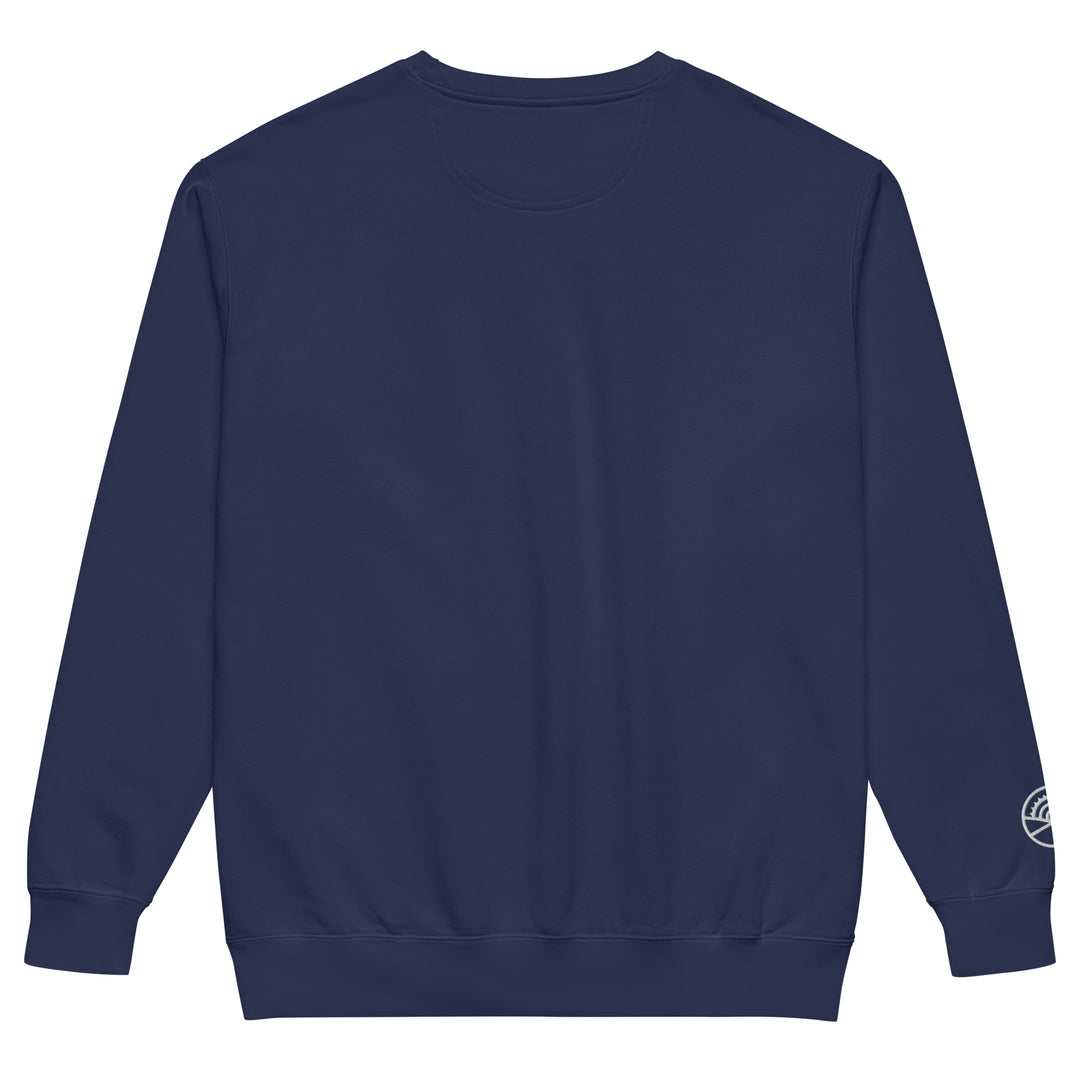 Bicycle Station Embroidered Crewneck Sweatshirt The Bicycle Station The Bicycle Station