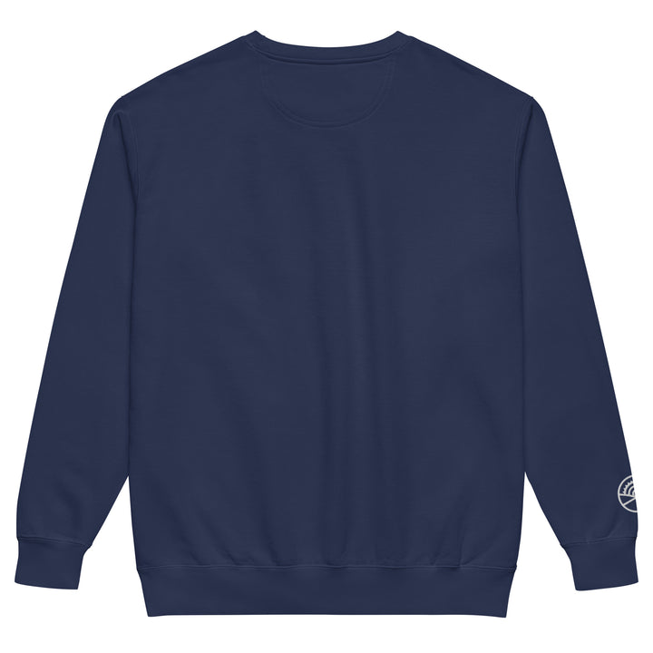 Bicycle Station Embroidered Crewneck Sweatshirt The Bicycle Station The Bicycle Station