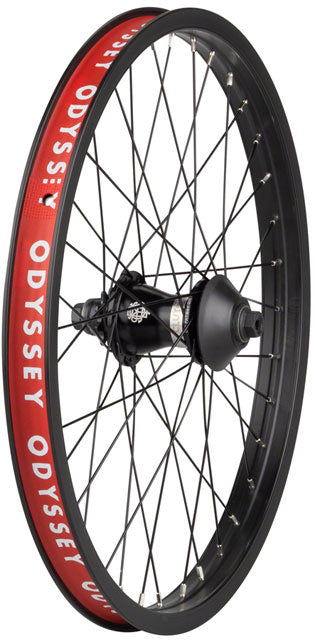 Odyssey Quadrant Rear Wheel - 20", 14 x 110mm, Rim Brake, Freecoaster RHD, Black